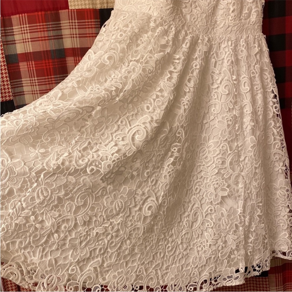 Torrid crochet lace sweetheart cut dress - Picture 5 of 13